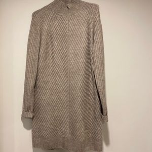 DYNAMITE KNIT WEAR COLLECTION Mock Neck Chevron Sweater Dress